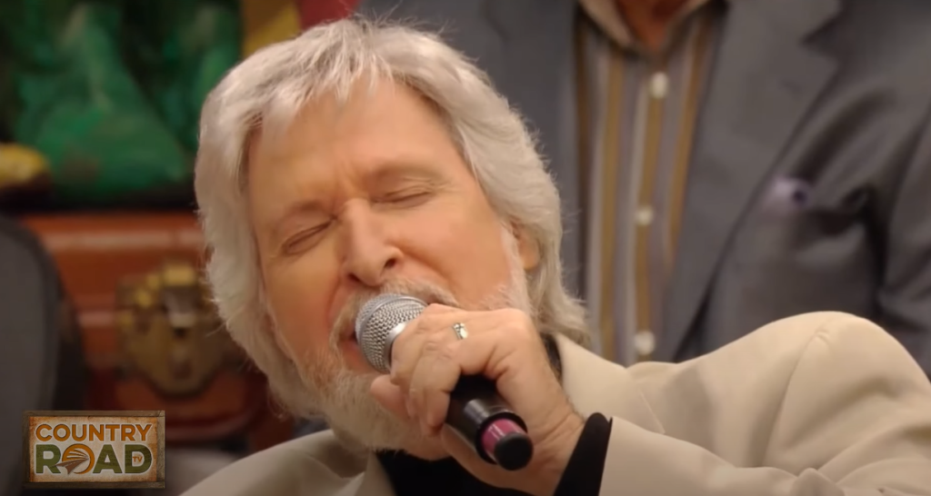 Joe Stampley sings "Red Wine and Blue Memories" Country Road TV