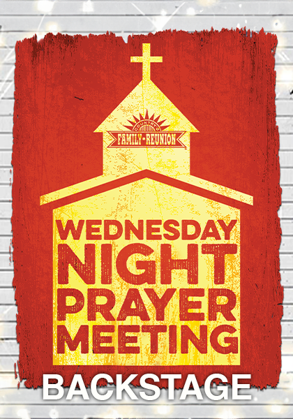 Just Released: Wednesday Night Prayer Meeting Backstage